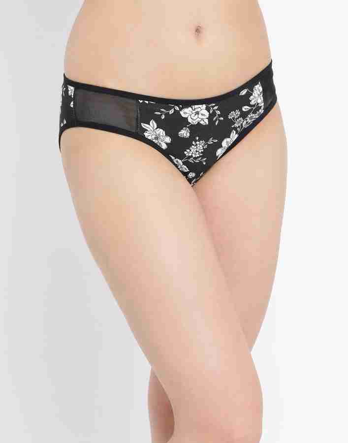 Clovia Women Bikini Black Panty - Buy Clovia Women Bikini Black Panty  Online at Best Prices in India