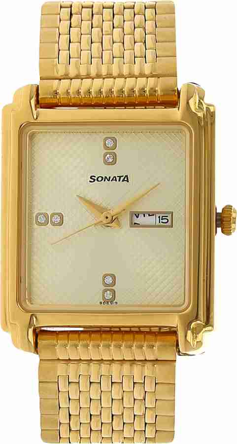 Sonata watch 7053 yah price store