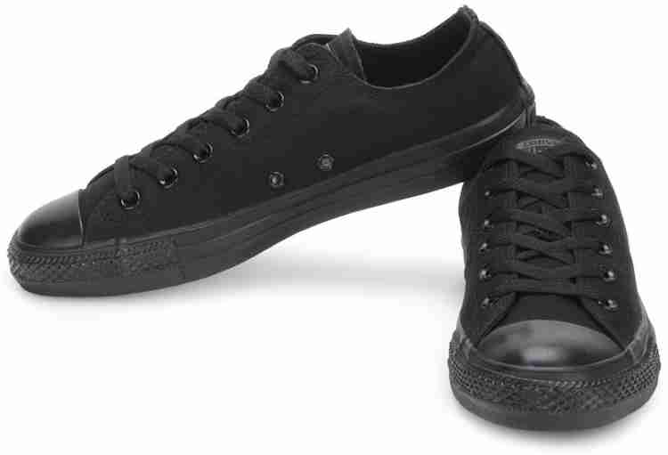 All black best sale converse size 8