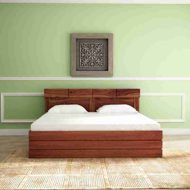 Godrej teak sales wood bed