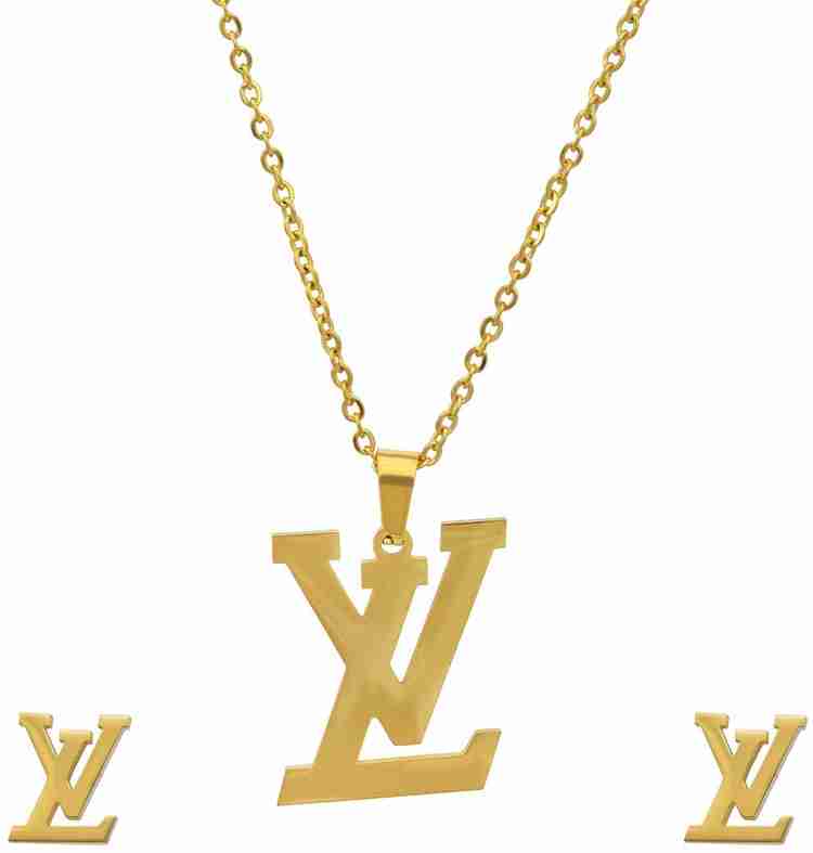 Lv shop pendant gold
