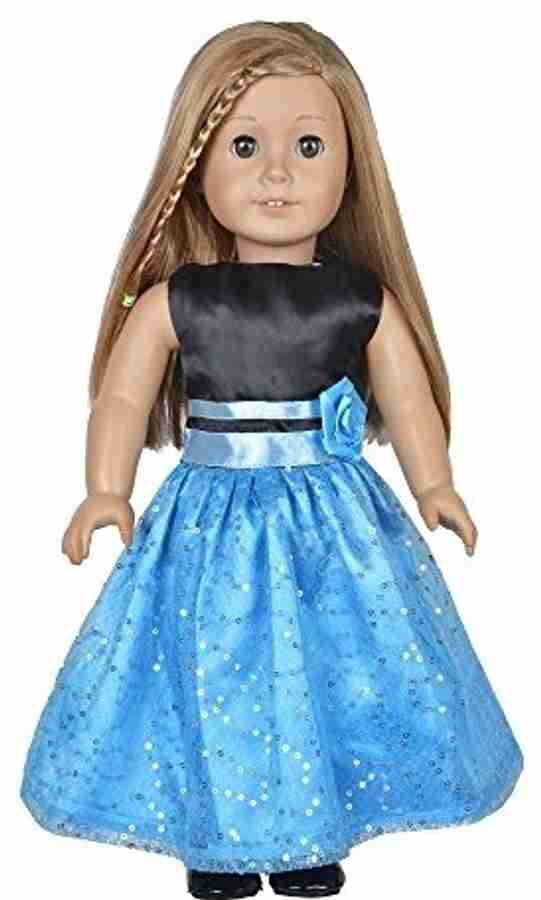 Ebuddy Shinning with Big Flower Doll Dress for 18 inch Dolls Like