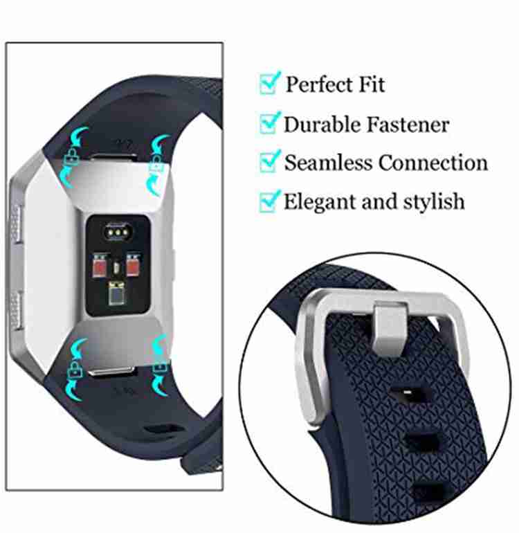 ACUTAS Silicone Replacement Band Strap For Fitbit Ionic Size Large 22 mm Silicone Watch Strap Price in India Buy ACUTAS Silicone Replacement Band Strap For Fitbit Ionic Size Large