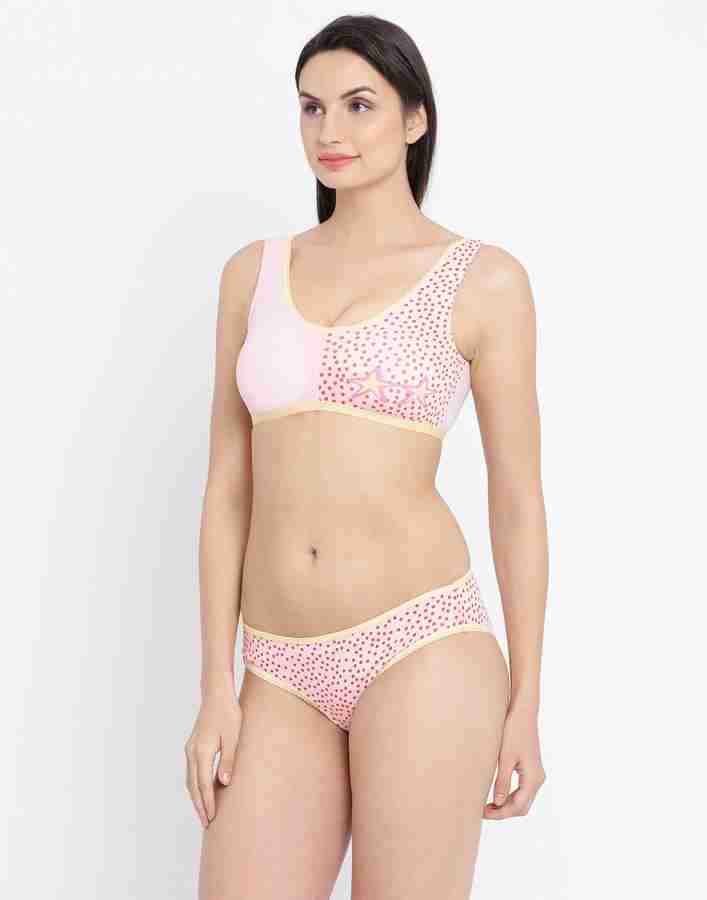 Buy Clovia Nude Coloured Lingerie Set BP0153C2432B - Lingerie Set for Women  759265