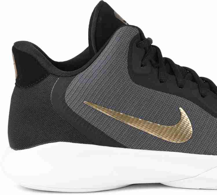 Nike precision iii metallic on sale gold