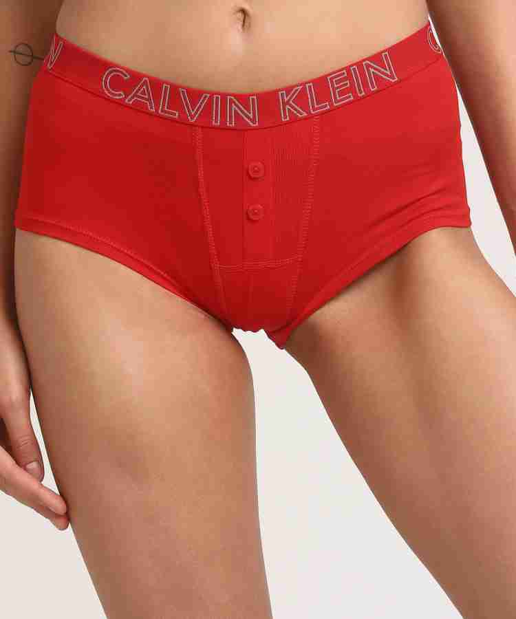 Calvin Klein Underwear Women Boy Short Red Panty - Buy Calvin