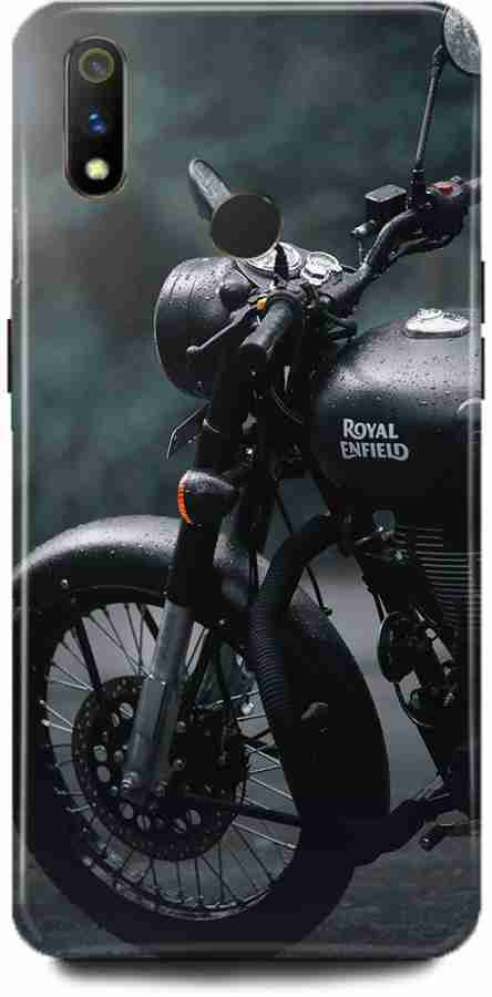 Bluvver Back Cover for RealMe 3 Pro Printed Royal Enfield Bullet