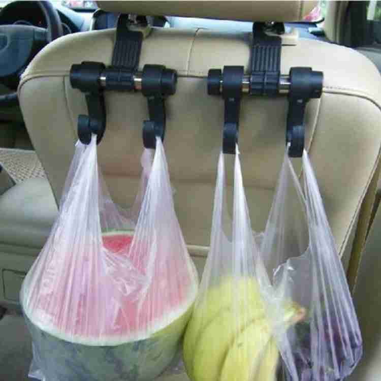 Right Traders Car Seat Back Headrest Dual Hook Holder Plastic