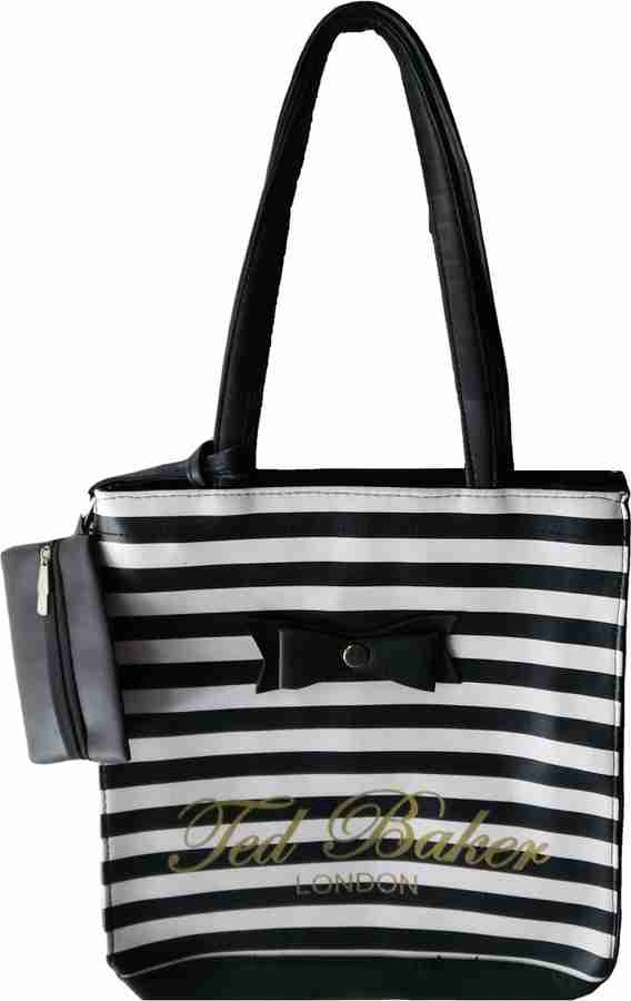 Flipkart TED BAKER LONDON Shoprazy Trendy Zebra Line Handbag for College Coaching and Office Going Girls and Women Waterproof Shoulder Bag Shoulder Bag