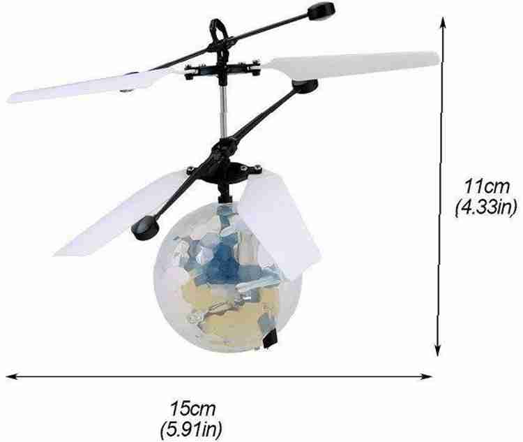 Hand sensor flying store ball