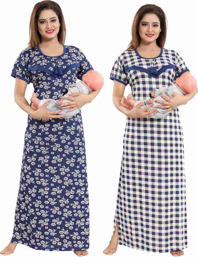 Shopping World Women Nighty Set Buy Shopping World Women Nighty