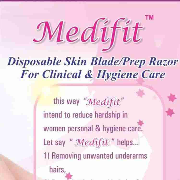 Medifit Disposable Women Skin Razor at Rs 65/pack, Disposable Body Shaver  in Surat