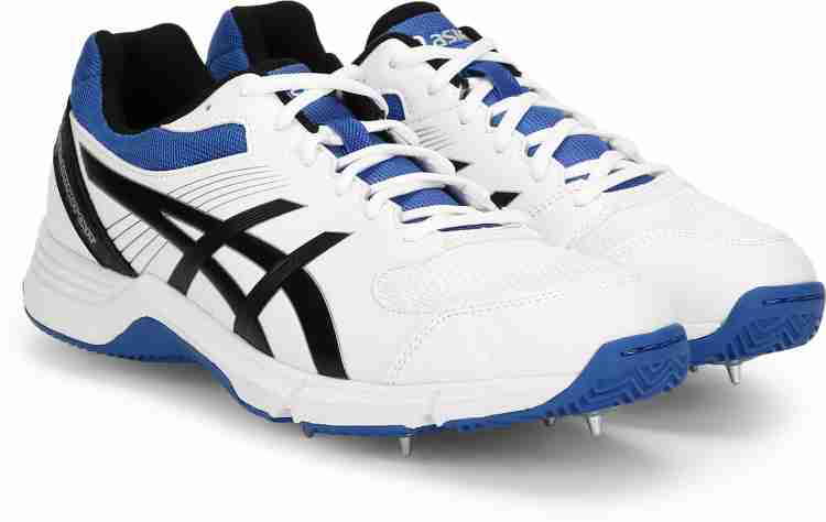 Asics GEL 100 NOT OUT Cricket Shoe For Men Buy WHITE ONYX BLUE