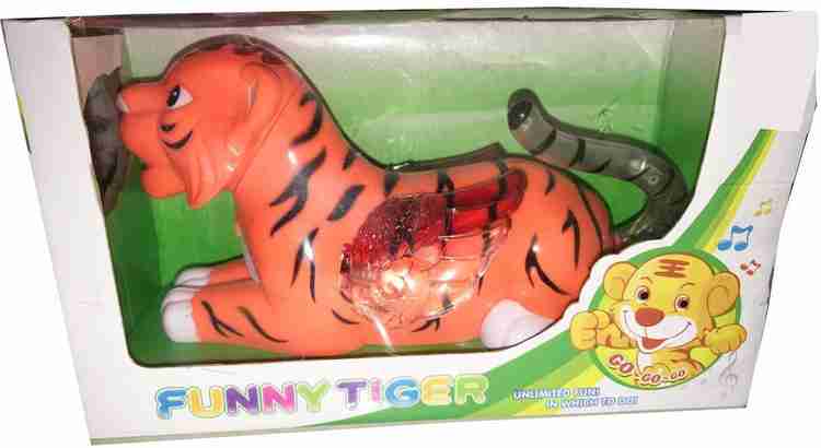 Battery operated sales tiger toy