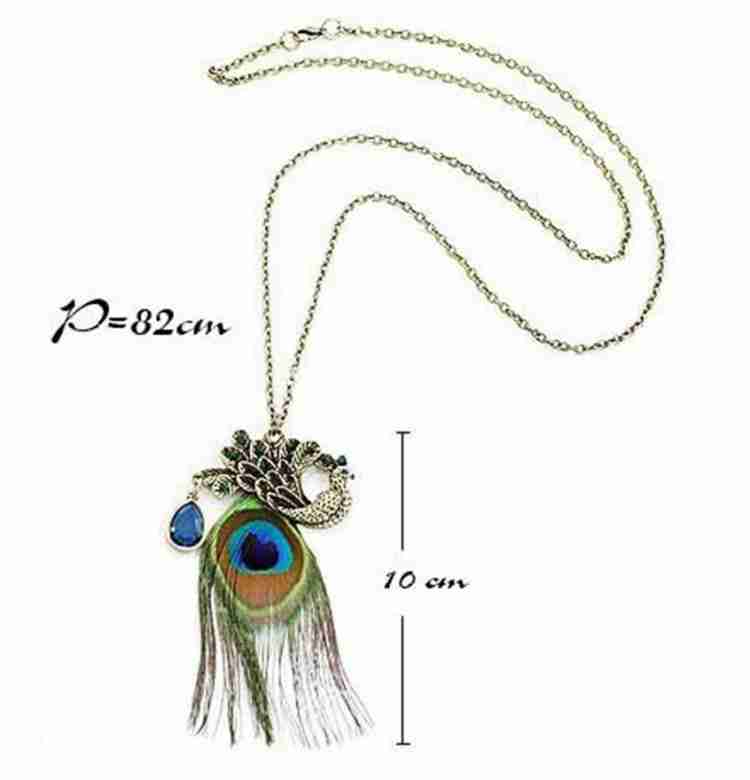 Peacock clearance feather locket