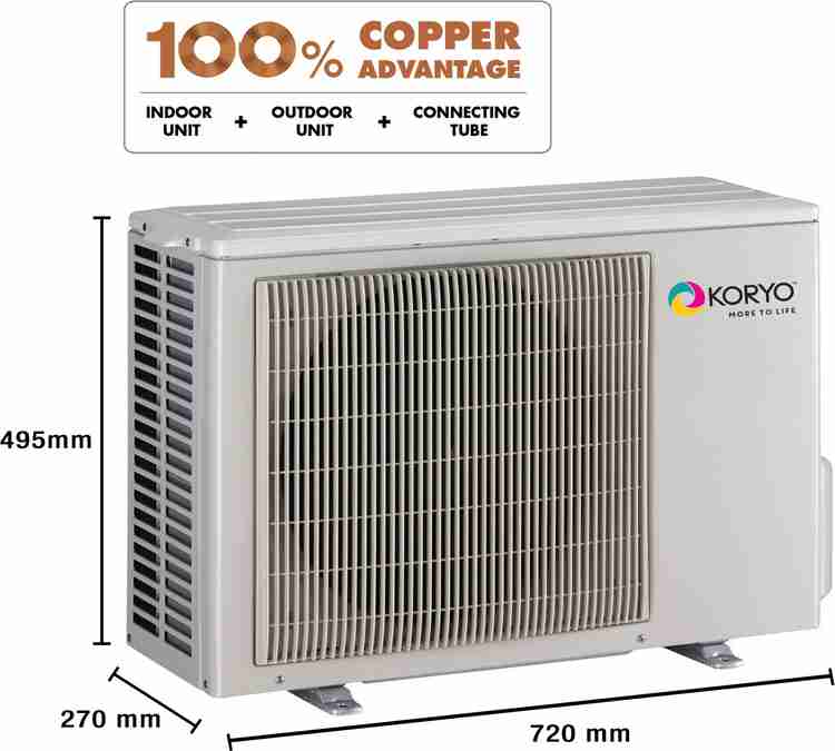 Koryo 1 ton ac price in big bazaar sale