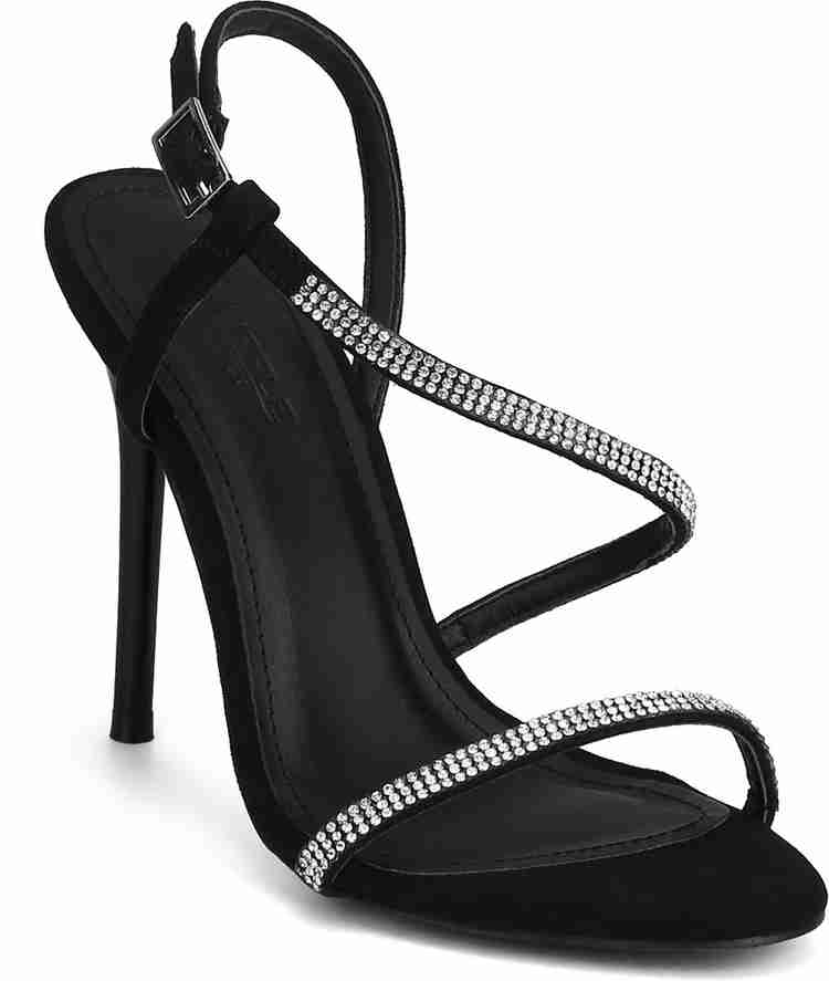 Truffle collection black heels hotsell