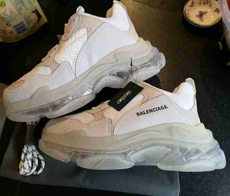 Balenciaga triple s clear sole fake hot sale