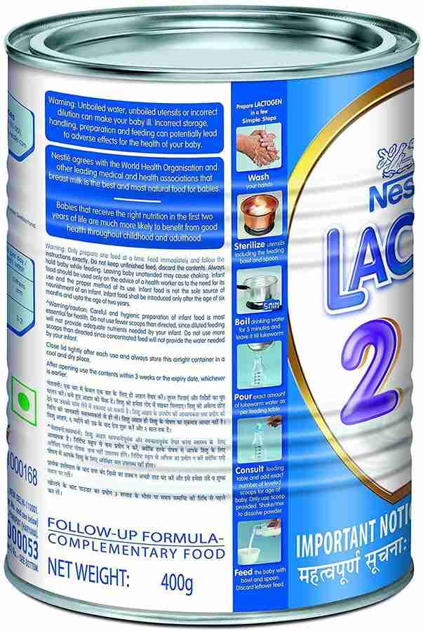 Lactogen 2 tin price sales