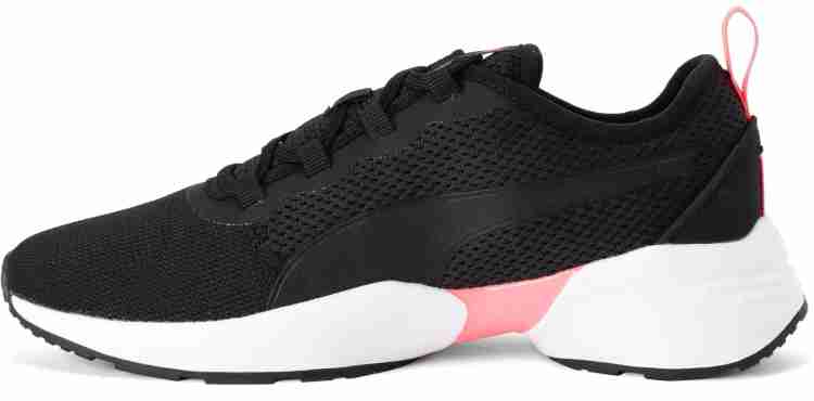 PUMA Sirena Sport Black Pink Alert Running Shoes For Women