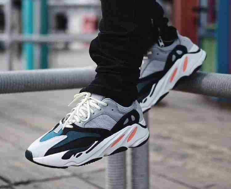 Boost Yeezy Boost 700 Wave Runner Solid Grey Sneakers For Men