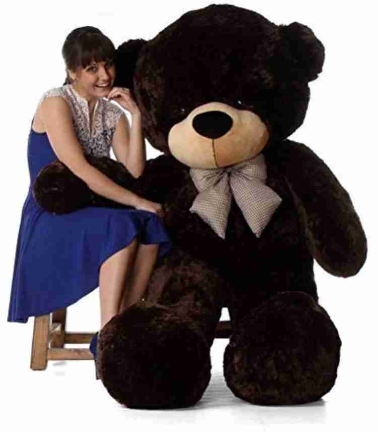 Giant black teddy shop bear