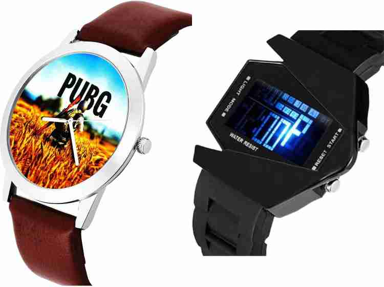 NIKOLA combo watch Analog Digital Watch For Boys Buy NIKOLA combo watch Analog Digital Watch For Boys Best High Quality Pubg Military Army Slim Watch And Rocket Brown And Black Color