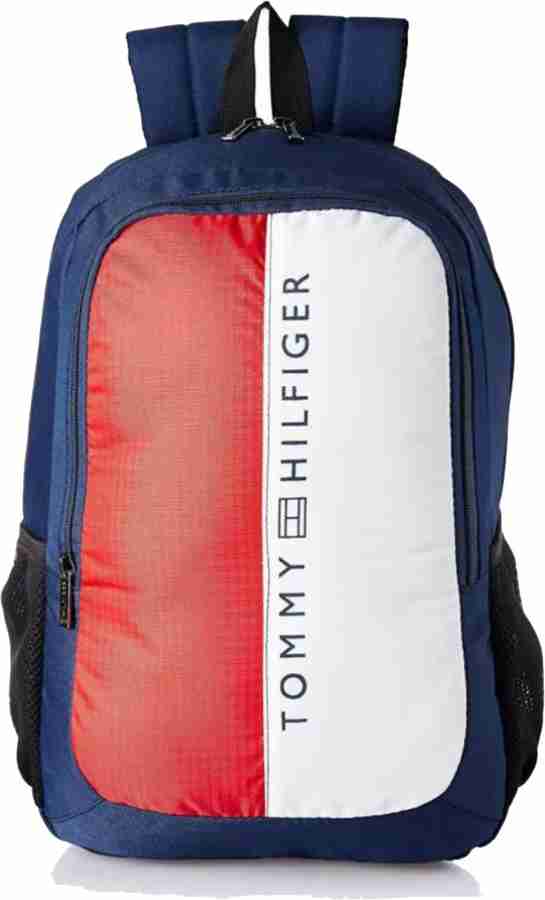 Tommy hilfiger backpack hot sale navy blue and red