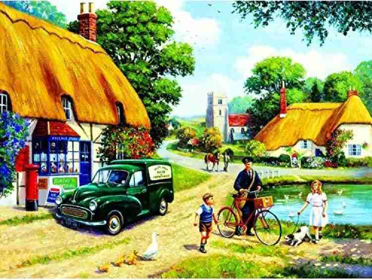 SunsOut The Village Postman Old Times Puzzle 1000 pc Jigsaw Puzzle - The Village  Postman Old Times Puzzle 1000 pc Jigsaw Puzzle . shop for SunsOut products  in India. | Flipkart.com