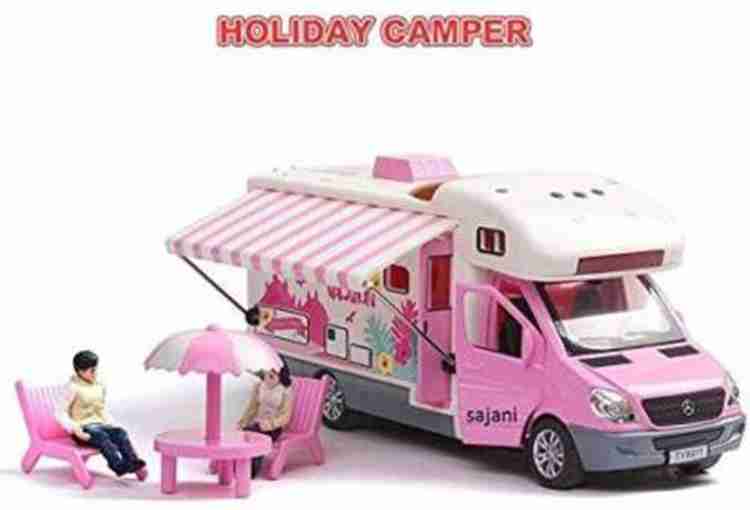 Pink camper van sales toy