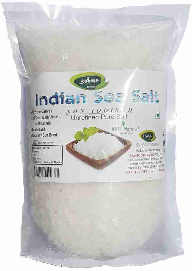 Thanjai Organic Natural Sea Salt 11Kg Artificially No Add Iodine Salt Sea  Salt Price in India - Buy Thanjai Organic Natural Sea Salt 11Kg  Artificially No Add Iodine Salt Sea Salt online