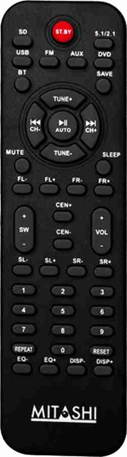 Mitashi home theater discount remote