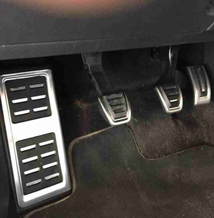 AutoTrends Car Pedals Cap With Foot Rest Cover Accelerator Brake