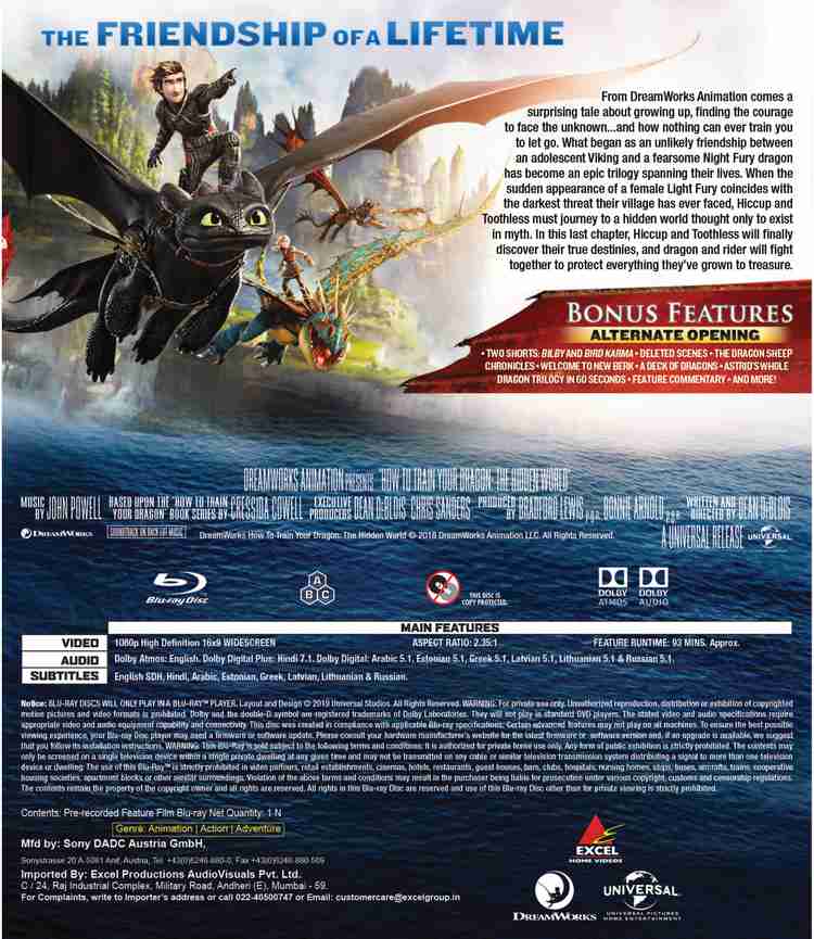 How to train your dragon 3 on sale in hindi online watch