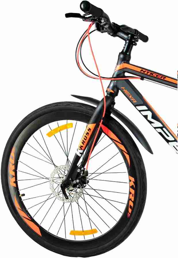 Kross Impel Nticer Bike For Adults Black Orange 27.5 T Mountain