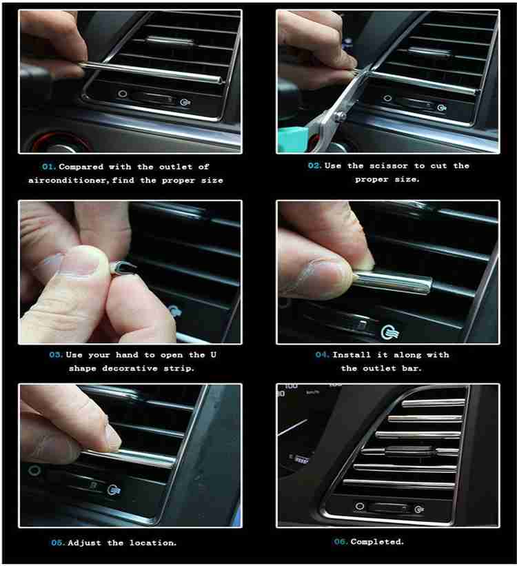 Car ac vent on sale grill