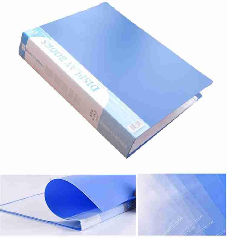Flipkart Techtest A4 Size 20 Pocket Leaves Presentation Display Book File Folder Clear Leaves Multipurpose Documents Certificate Holder For Paper 40 sheets Plastic File Folder Files Files and Docu...