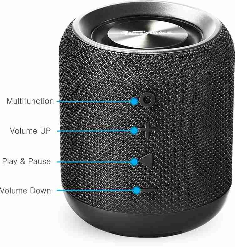 Buy Portronics SoundDrum 10W Portable Speaker with Powerful Bass