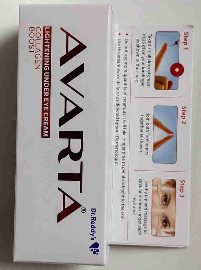 Avarta under deals eye cream