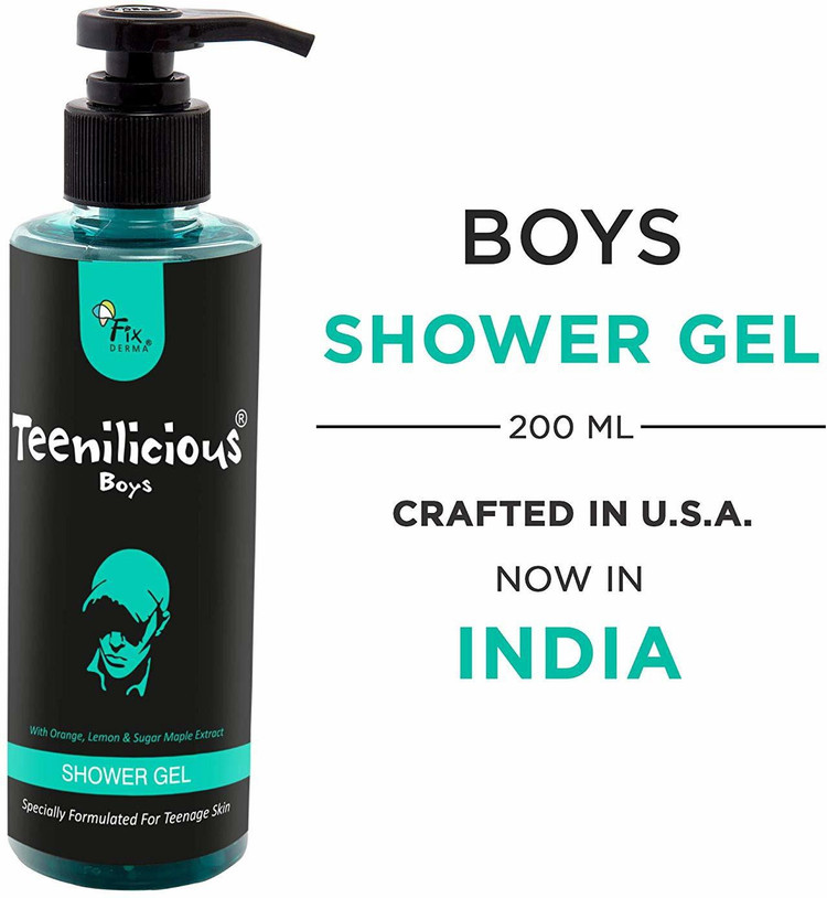 boys shower gel