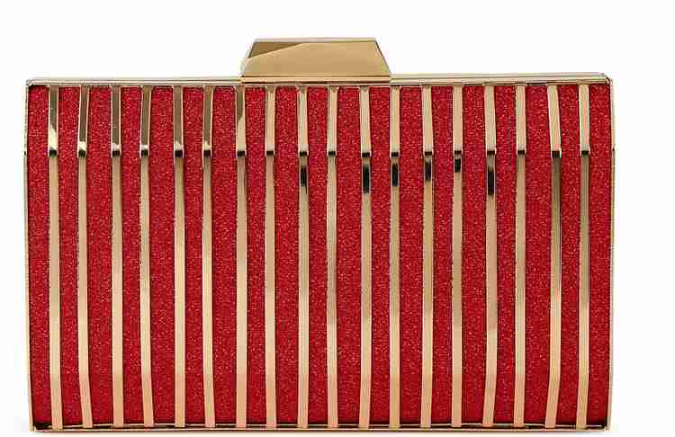 SATYA PAUL Party Red Clutch Maroon Price in India Flipkart