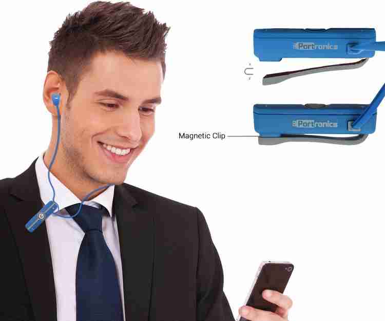 Portronics POR 836 Harmonics 206 Inline In ear Bluetooth Stereo Earphones with Magnetic Latch Bluetooth without Mic Price in India Buy Portronics POR 836 Harmonics 206 Inline In ear Bluetooth Stereo E...