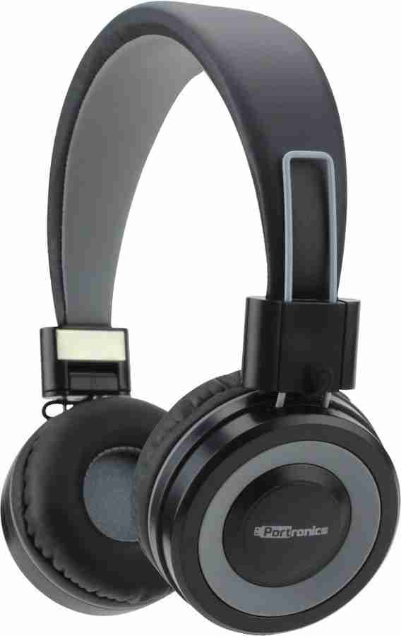 Portronics bluetooth headphones muffs g outlet