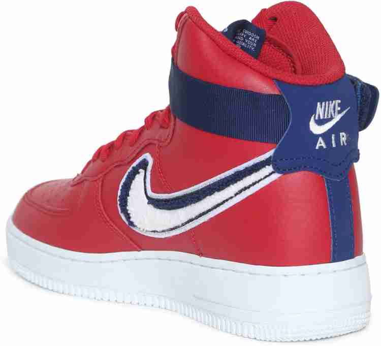 Nike air force high best sale tops red