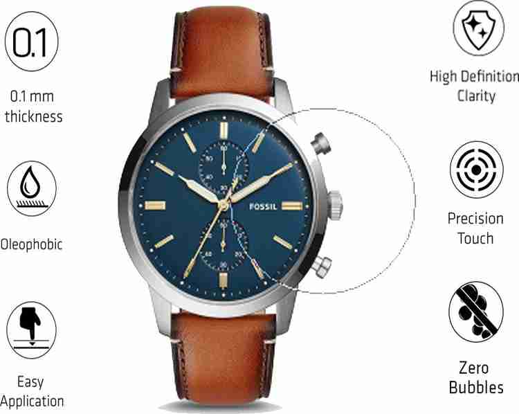 Scratch guard for fossil watch top