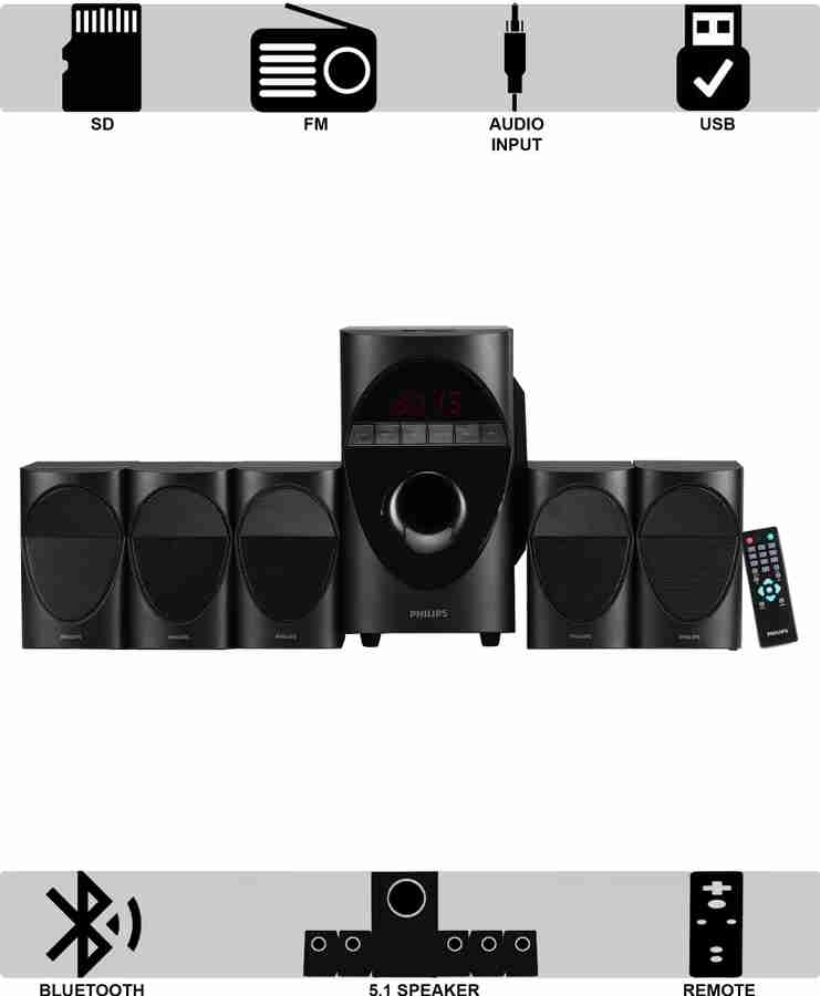 Philips 5.1 shop home theatre 9000w