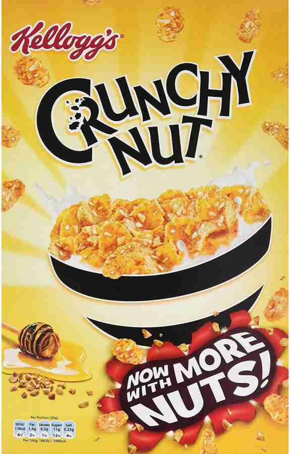Kellogg's Crunchy Nut, Honey & Nut Flakes - 500g Box Price in