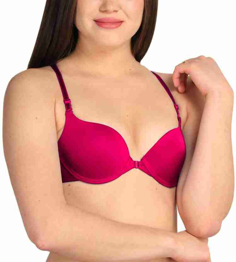Buy JMT Wear Women's Polyamide Elastane Lightly Padded Wired Push-Up Bra(Hot  Pink)(36A) Online In India At Discounted Prices