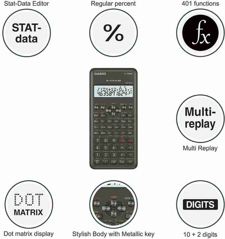 Flipkart CASIO FX 100MS 2nd Edition Scientific Calculator
