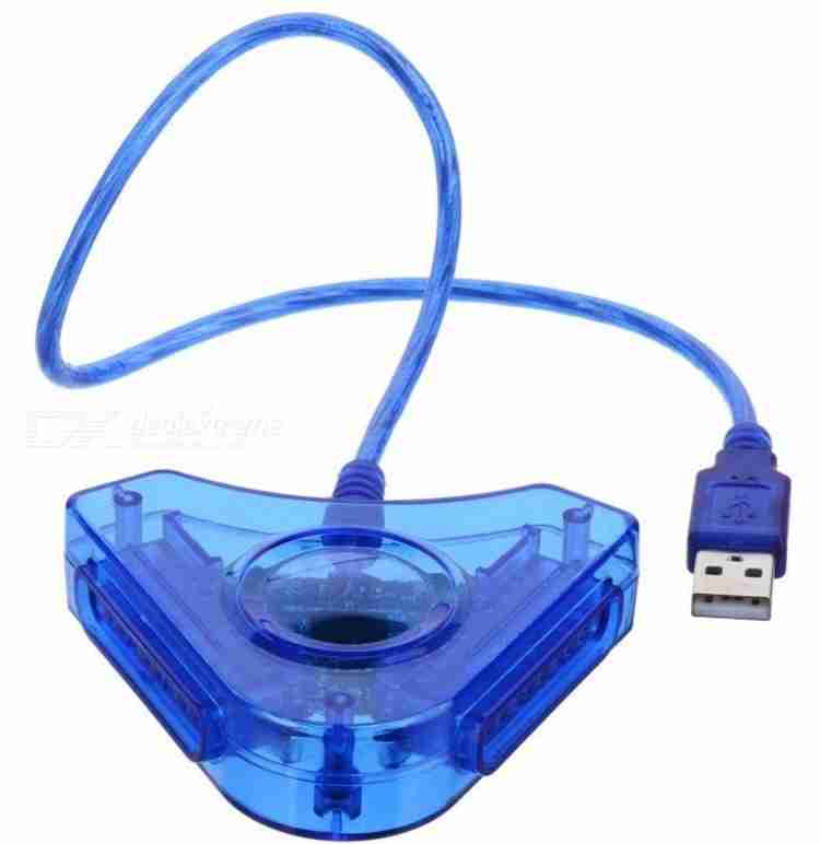 Kebilshop PS2 Game Controller to PC USB Converter 2 player Gaming